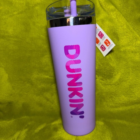 ๐ Purple Dunkin Donuts 24 OZ Insulated Tumbler ๐ - Picture 6 of 7